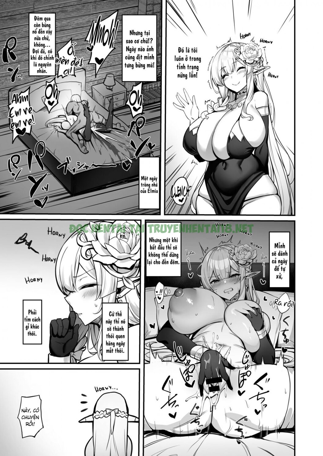 Xem ảnh 4 trong truyện hentai A Manga About An Elf Housewife - One Shot - truyenhentai18.pro