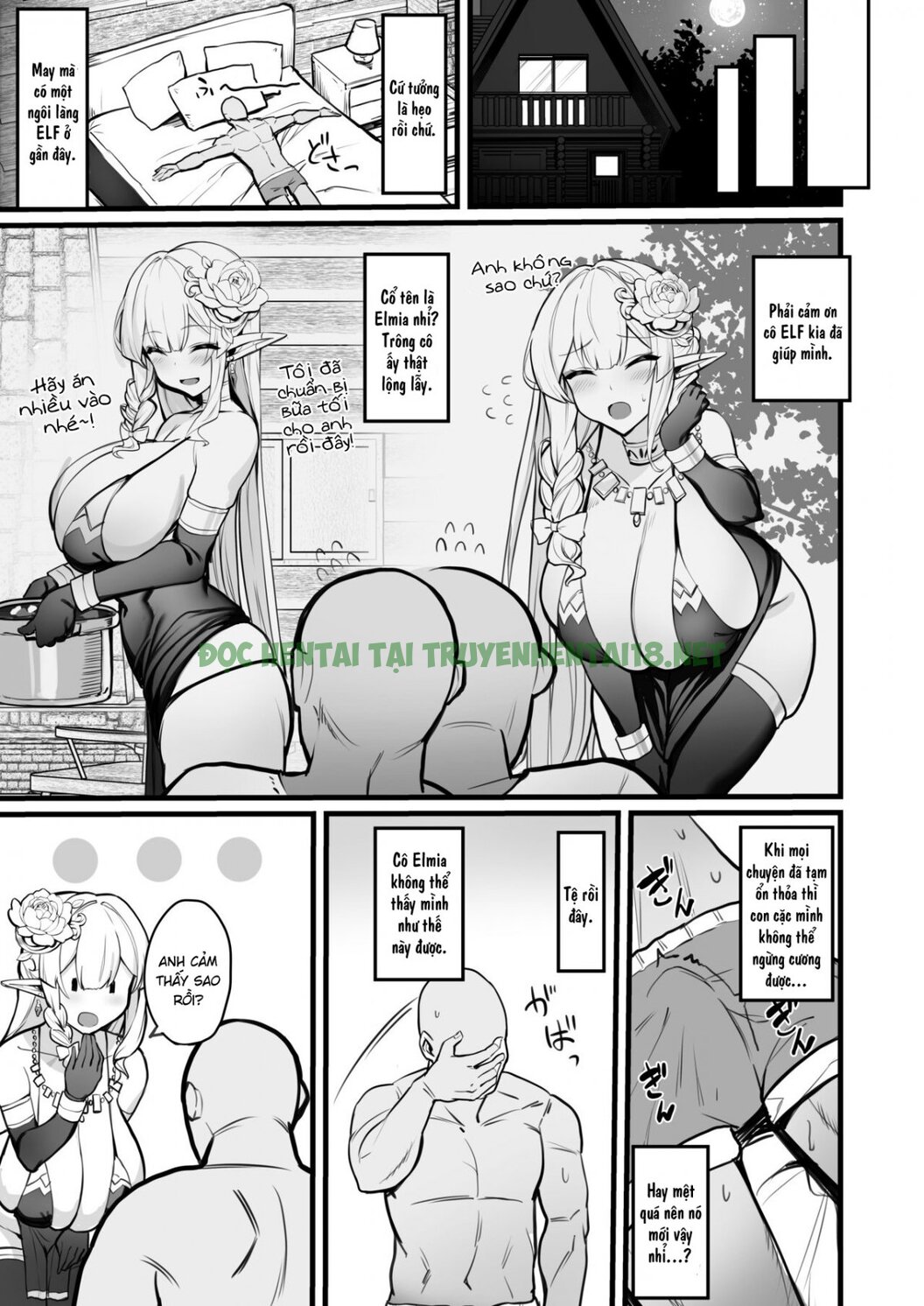 Xem ảnh 6 trong truyện hentai A Manga About An Elf Housewife - One Shot - truyenhentai18.pro
