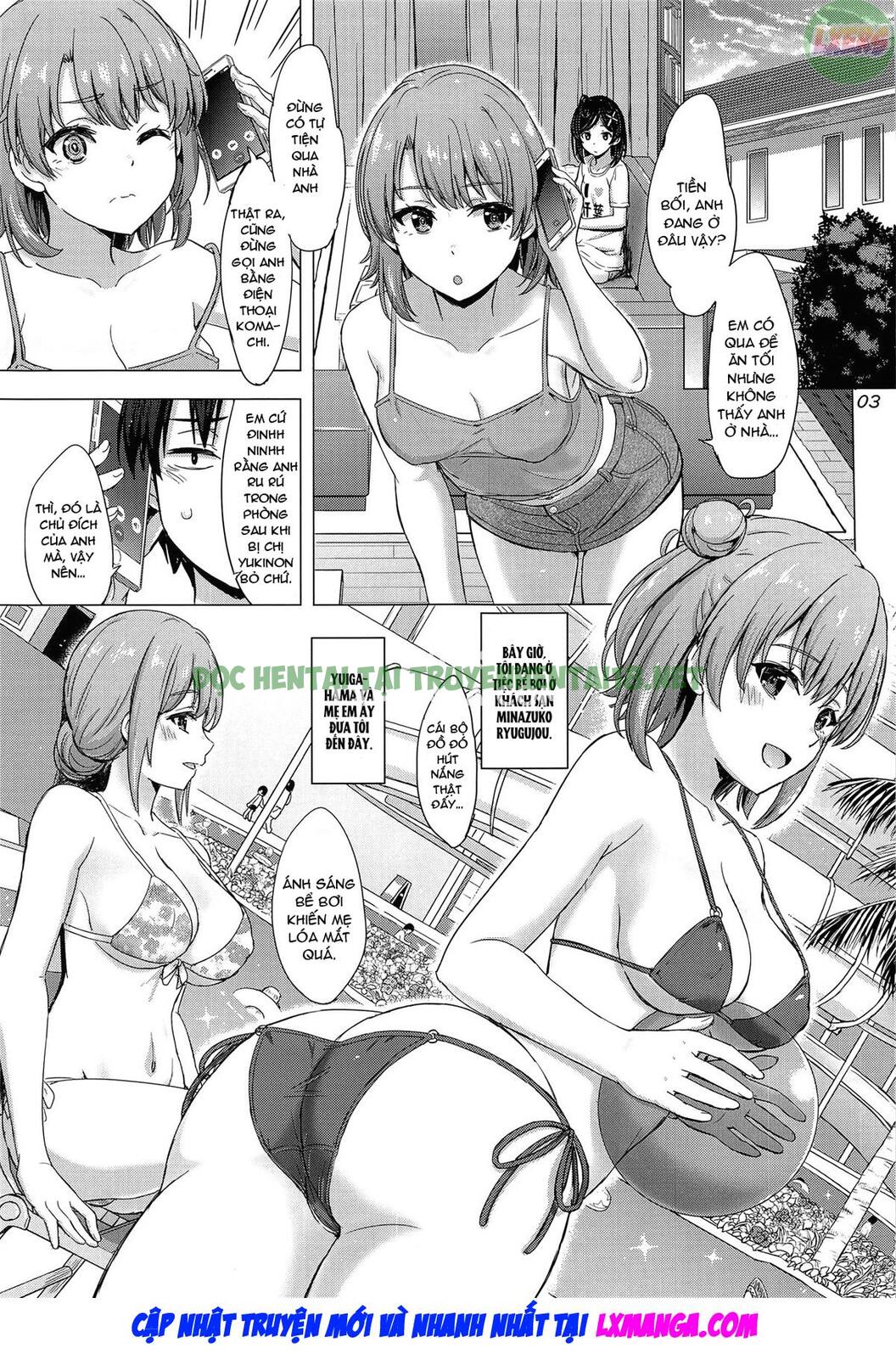 Hình ảnh 4 trong A Passionate Summer Resort With The Yuigahamas - One Shot - Hentaimanhwa.net