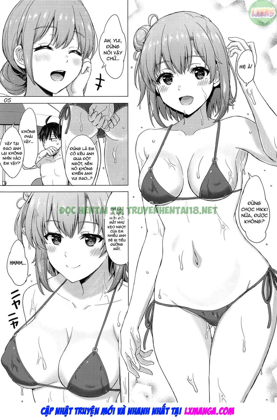 Hình ảnh 6 trong A Passionate Summer Resort With The Yuigahamas - One Shot - Hentaimanhwa.net