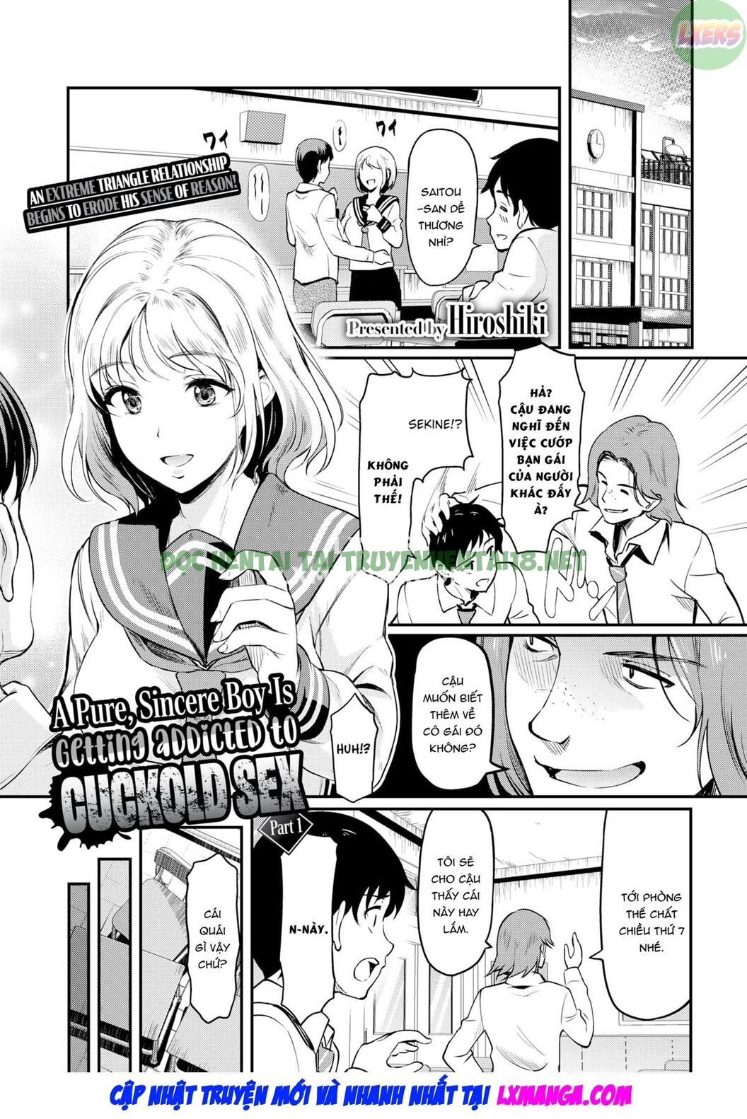 Hình ảnh 3 trong A Pure, Sincere Boy Is Getting Addicted To Cuckold Sex - Chapter 1 - Hentaimanhwa.net