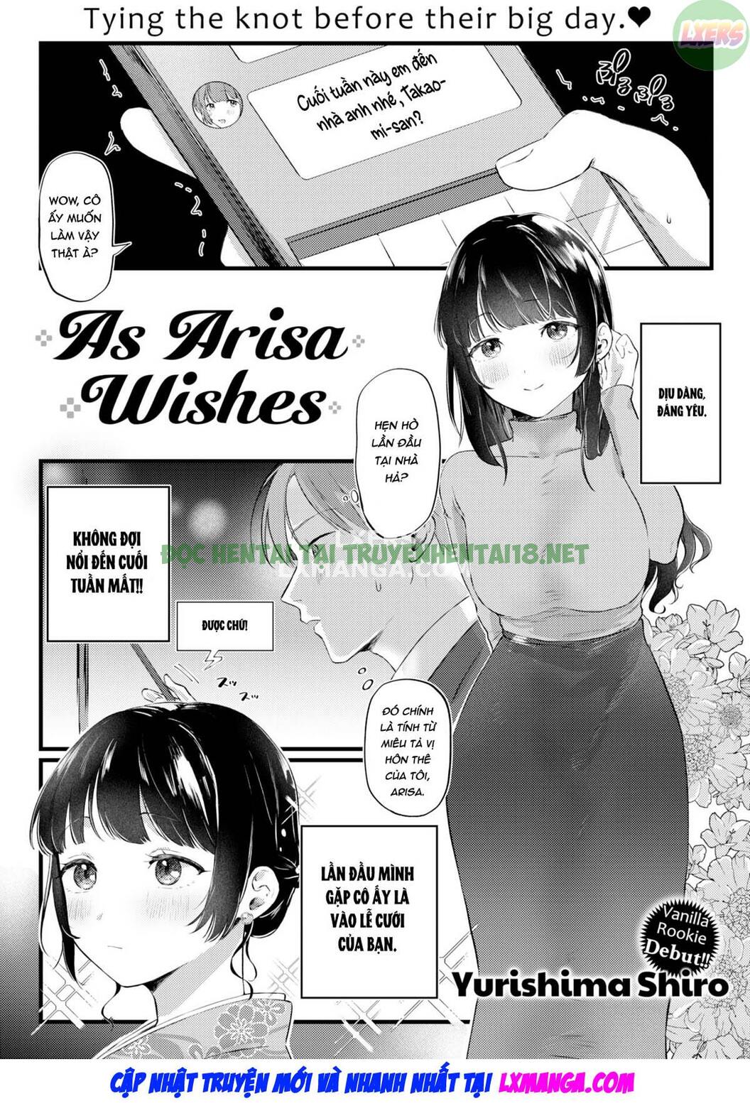 Xem ảnh 3 trong truyện hentai As Arisa Wishes - One Shot - truyenhentai18.pro