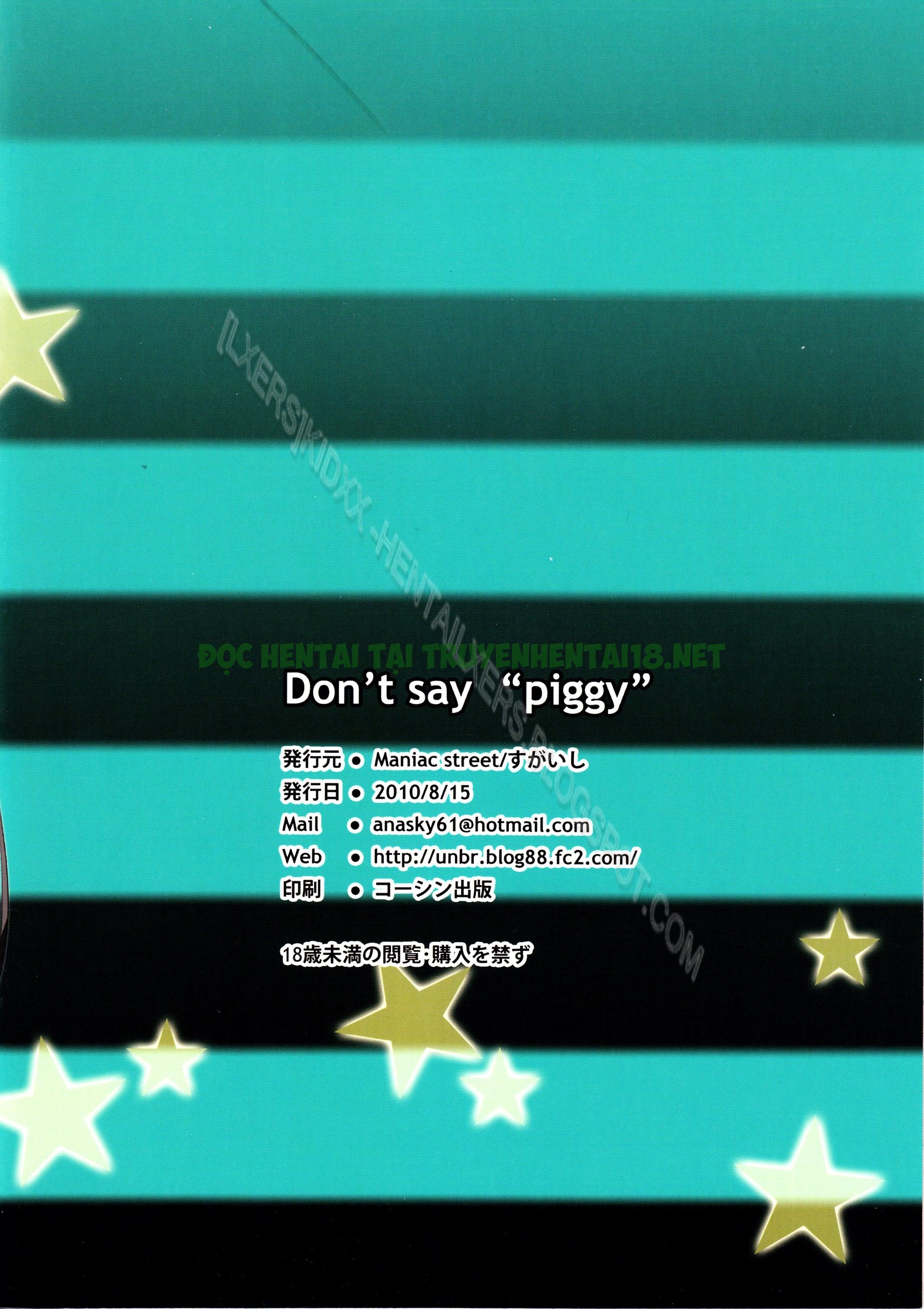 Xem ảnh Don't Say Piggy - One Shot - 17 - Hentai24h.Tv