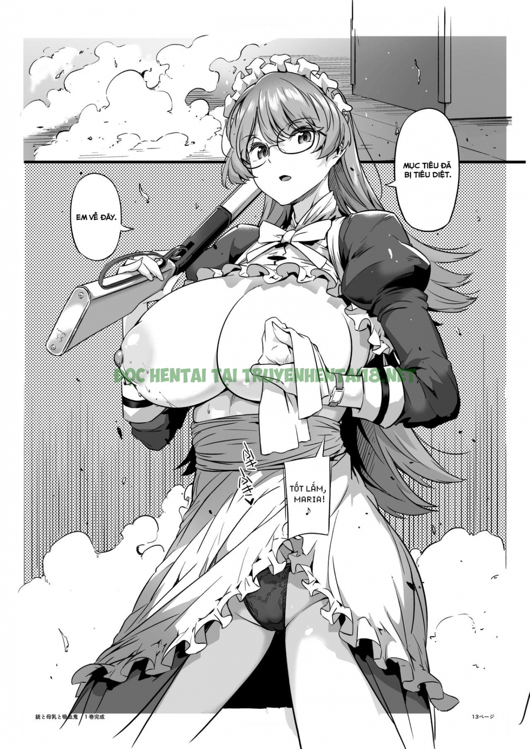 Xem ảnh 11 trong truyện hentai Guns, Breastmilk, And Vampires - One Shot - Truyenhentai18.net