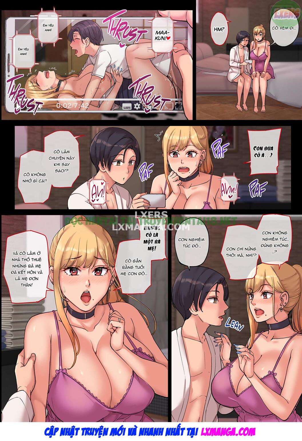 Hình ảnh 35 trong I Met My Friends Gyaru Mom In A Soapland - Chapter 1 - Hentaimanhwa.net