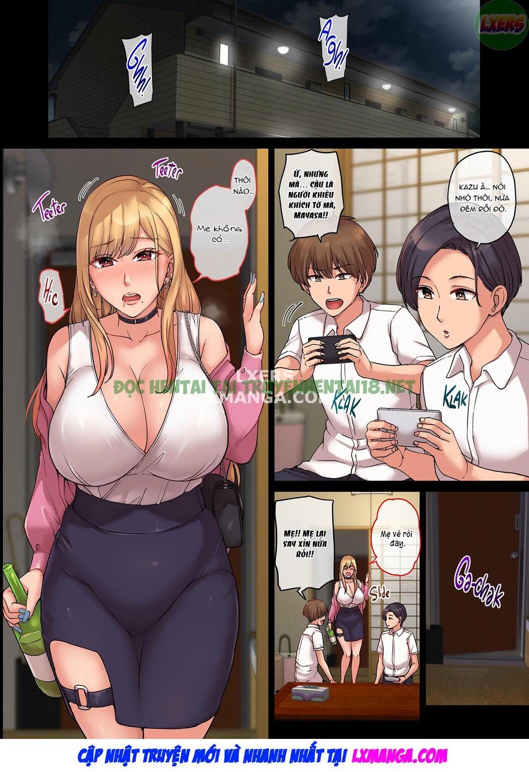Hình ảnh 5 trong I Met My Friends Gyaru Mom In A Soapland - Chapter 1 - Hentaimanhwa.net