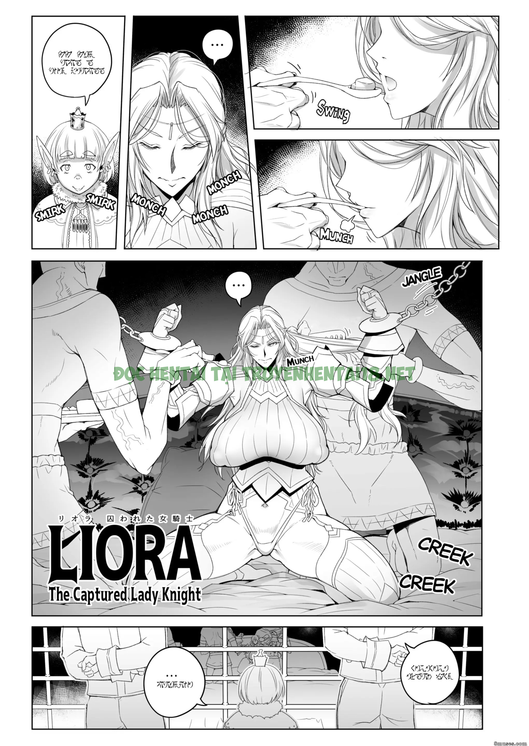 Xem ảnh 1 trong truyện hentai Liora Torawareta Onna Kishi - One Shot - truyenhentai18.pro