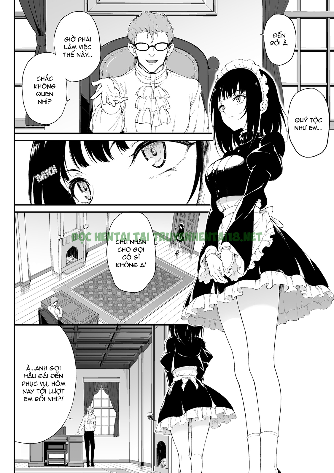 Xem ảnh 3 trong truyện hentai Maid Kyouiku -Botsuraku Kizoku Rurikawa Tsubaki - Chapter 1 - truyenhentai18.pro