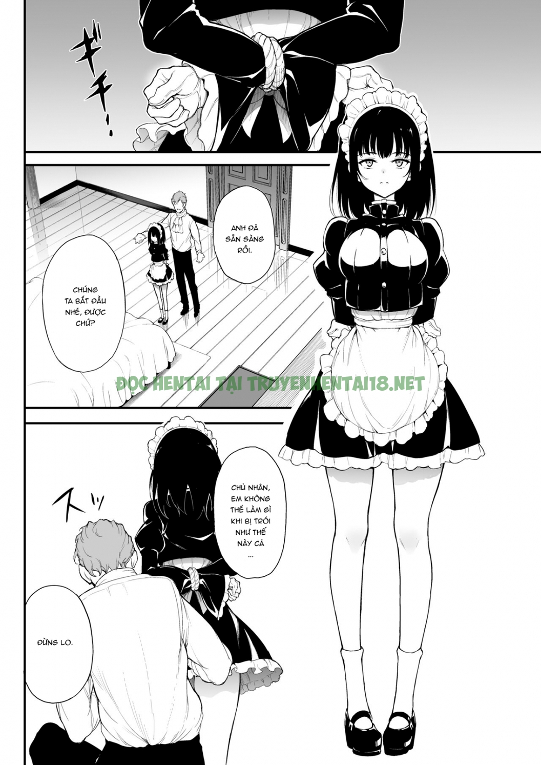 Xem ảnh 6 trong truyện hentai Maid Kyouiku -Botsuraku Kizoku Rurikawa Tsubaki - Chapter 2 - Truyenhentai18.net