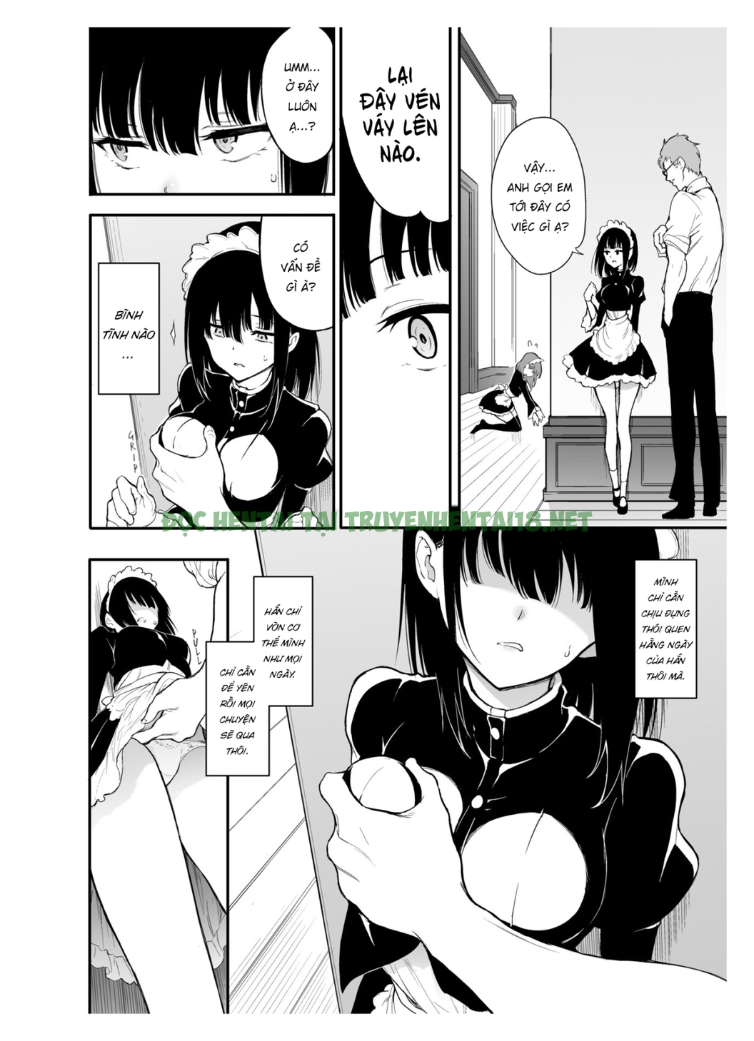 Xem ảnh 6 trong truyện hentai Maid Kyouiku -Botsuraku Kizoku Rurikawa Tsubaki - Chapter 3 - Truyenhentai18.net