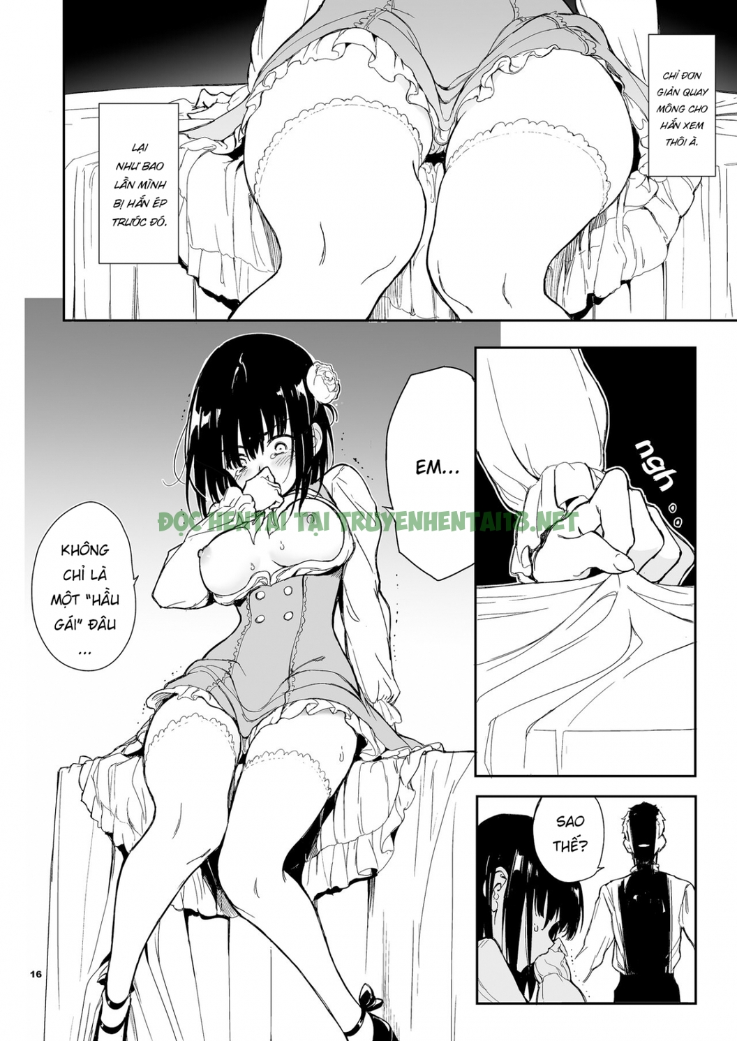 Xem ảnh 16 trong truyện hentai Maid Kyouiku -Botsuraku Kizoku Rurikawa Tsubaki - Chapter 5 - Truyenhentai18.net