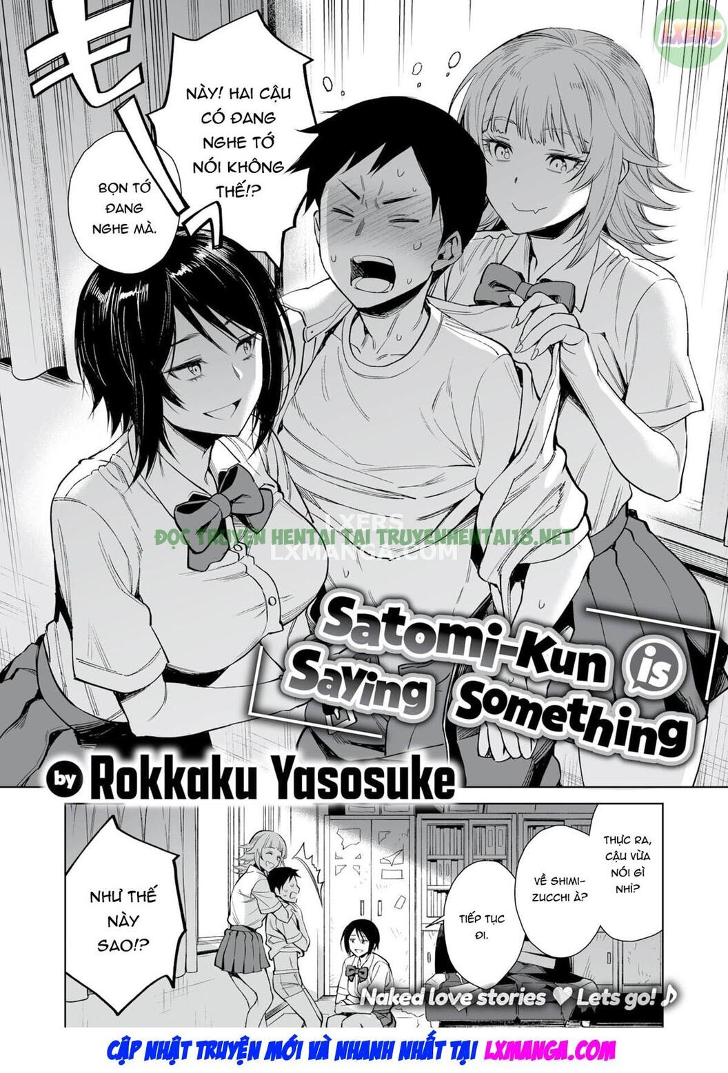 Xem ảnh 4 trong truyện hentai Satomi-kun Đang Muốn Nói Điều Gì Đó - One Shot - truyenhentai18.pro