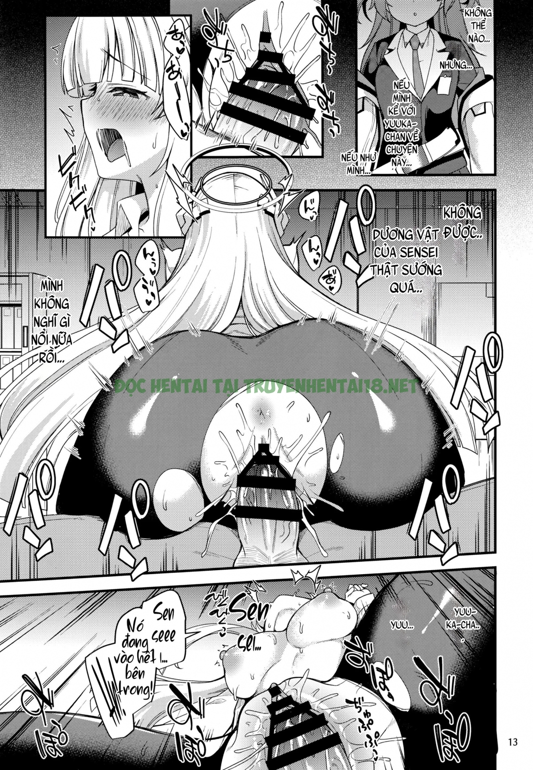 Xem ảnh 11 trong truyện hentai Sensei Yuuka-chan Ni Wa Naisho Desu Yo - One Shot - Truyenhentai18.net