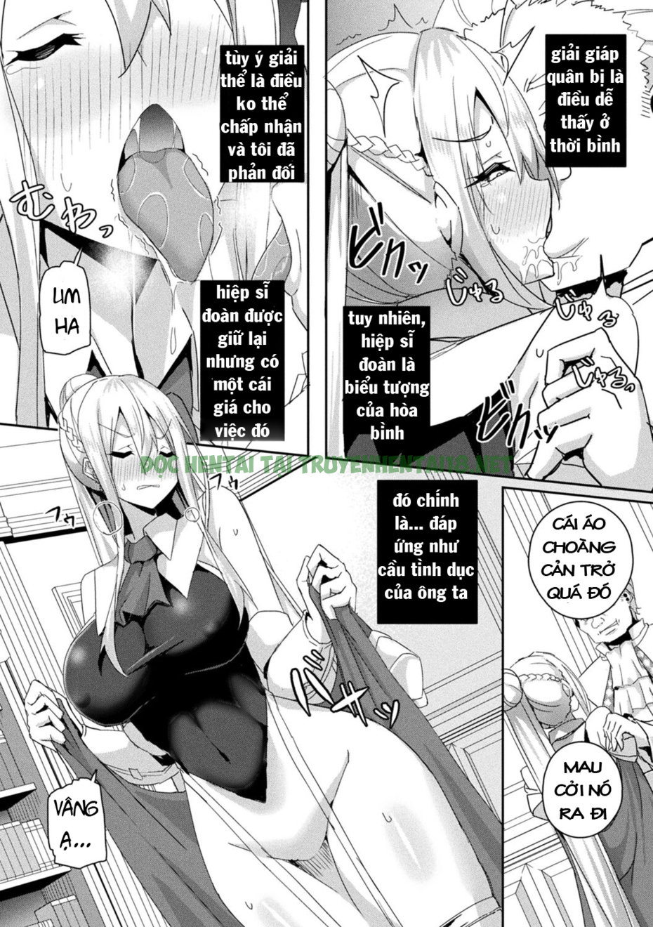 Xem ảnh 12 trong truyện hentai Shangri-La No Kumotsu - Onna Kishi Reizoku Tan - Chapter 1 - truyenhentai18.pro