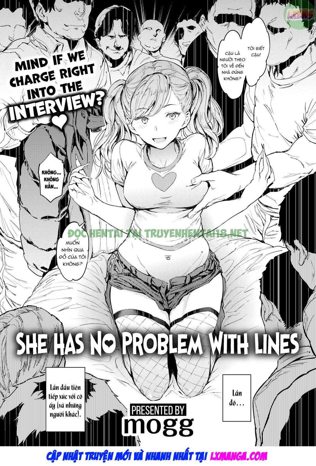 Xem ảnh She Has No Problem With Lines - One Shot - 4 - Hentai24h.Tv