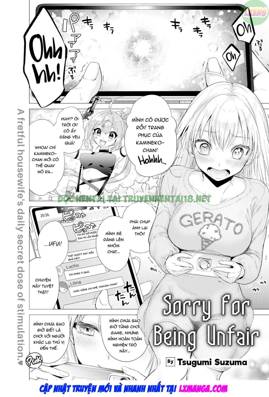 Hình ảnh 3 trong Sorry For Being Unfair - One Shot - Hentaimanhwa.net