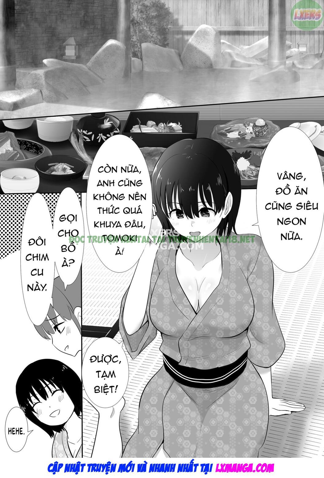 Hình ảnh 10 trong Taken At The Hot Spring - My Busty Honey And Her Pal's Hung Boyfriend - Chapter 1 - Hentaimanhwa.net