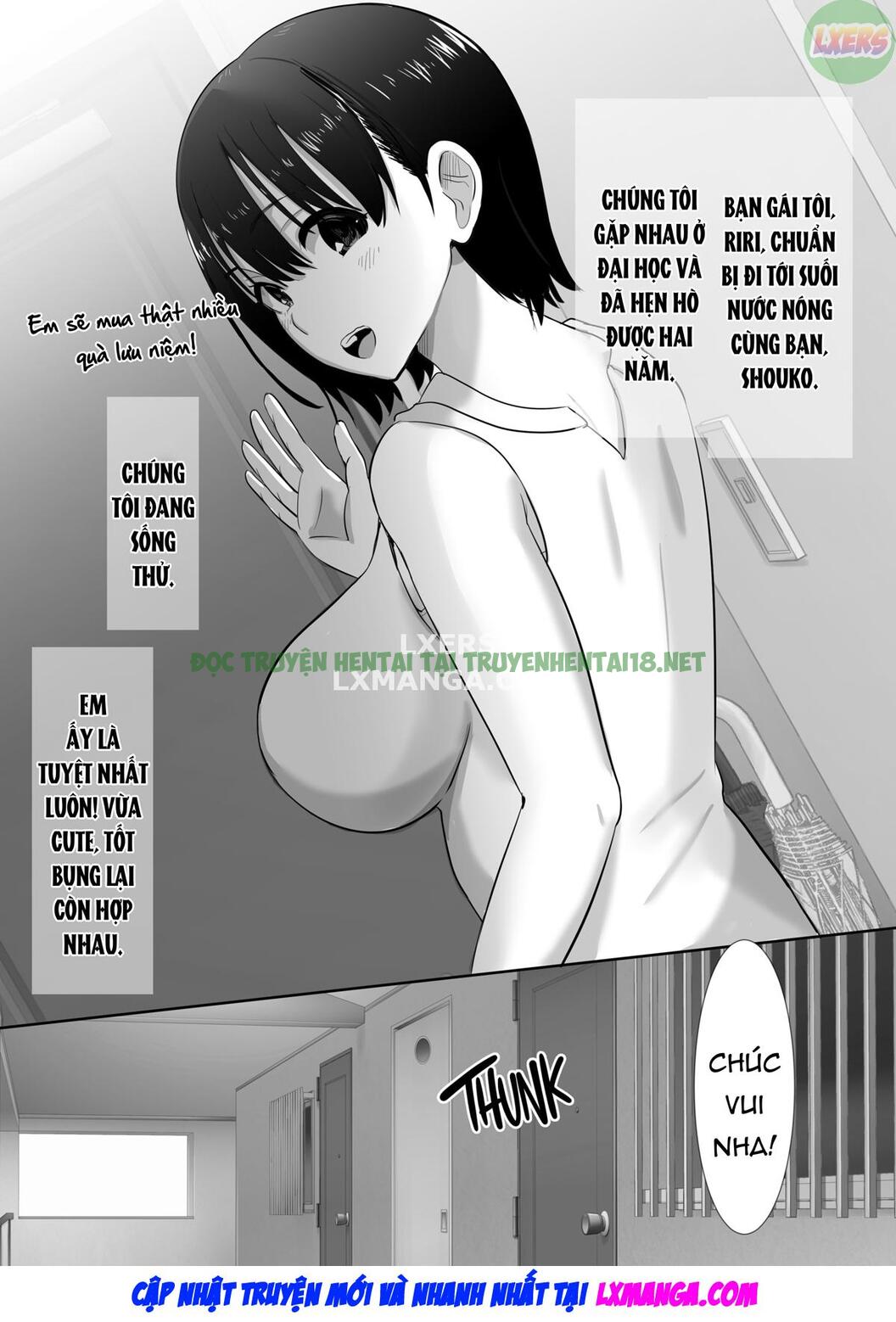 Hình ảnh 6 trong Taken At The Hot Spring - My Busty Honey And Her Pal's Hung Boyfriend - Chapter 1 - Hentaimanhwa.net