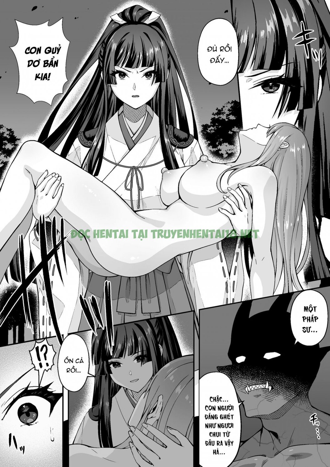 Hình ảnh 10 trong The Master Demon Exorcist Doesn't Succumb To Tentacle Demon - One Shot - Hentaimanhwa.net
