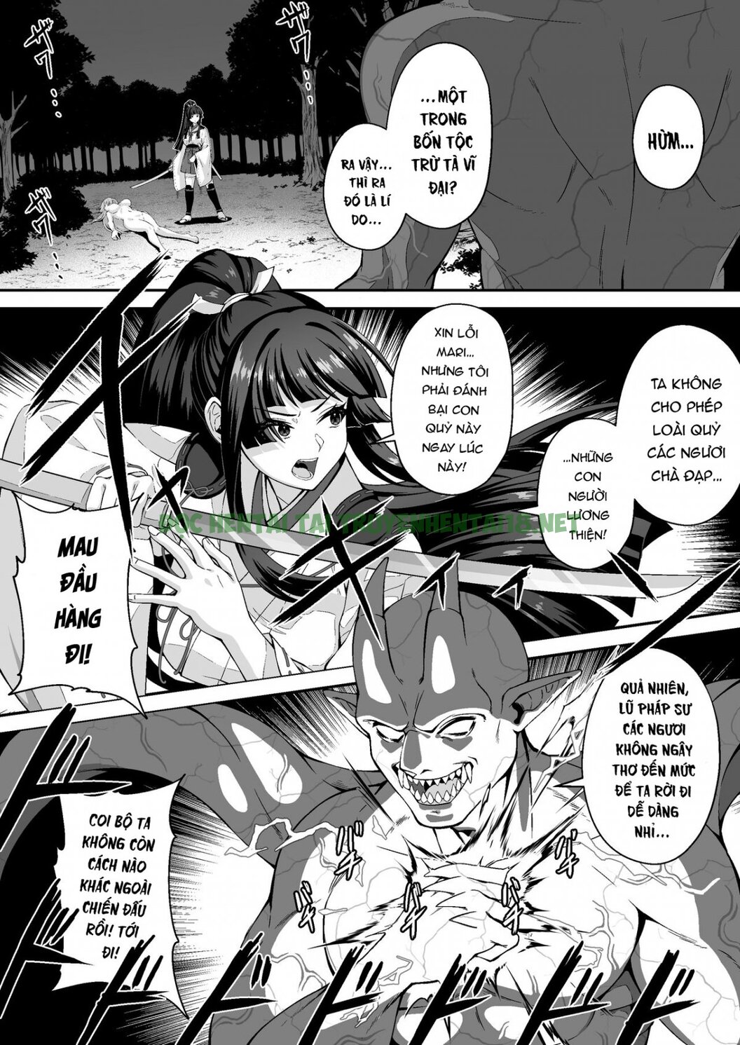 Hình ảnh 13 trong The Master Demon Exorcist Doesn't Succumb To Tentacle Demon - One Shot - Hentaimanhwa.net