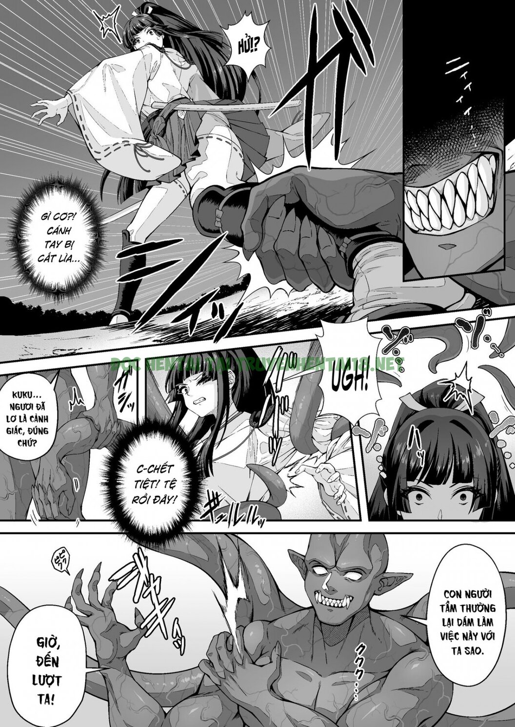 Hình ảnh 16 trong The Master Demon Exorcist Doesn't Succumb To Tentacle Demon - One Shot - Hentaimanhwa.net