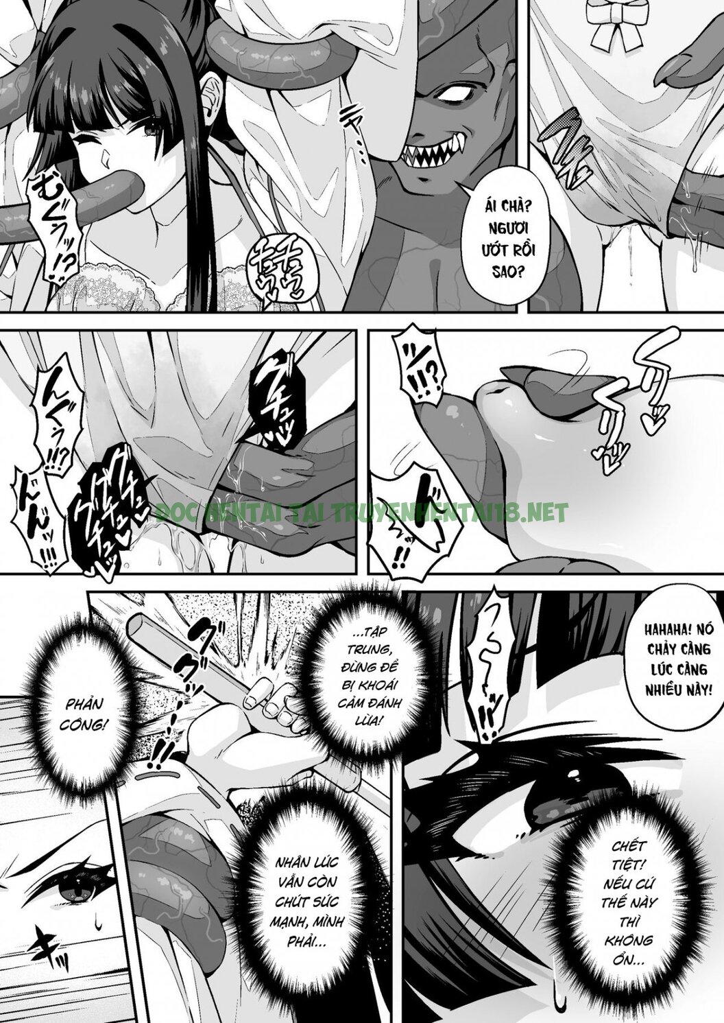 Hình ảnh 22 trong The Master Demon Exorcist Doesn't Succumb To Tentacle Demon - One Shot - Hentaimanhwa.net