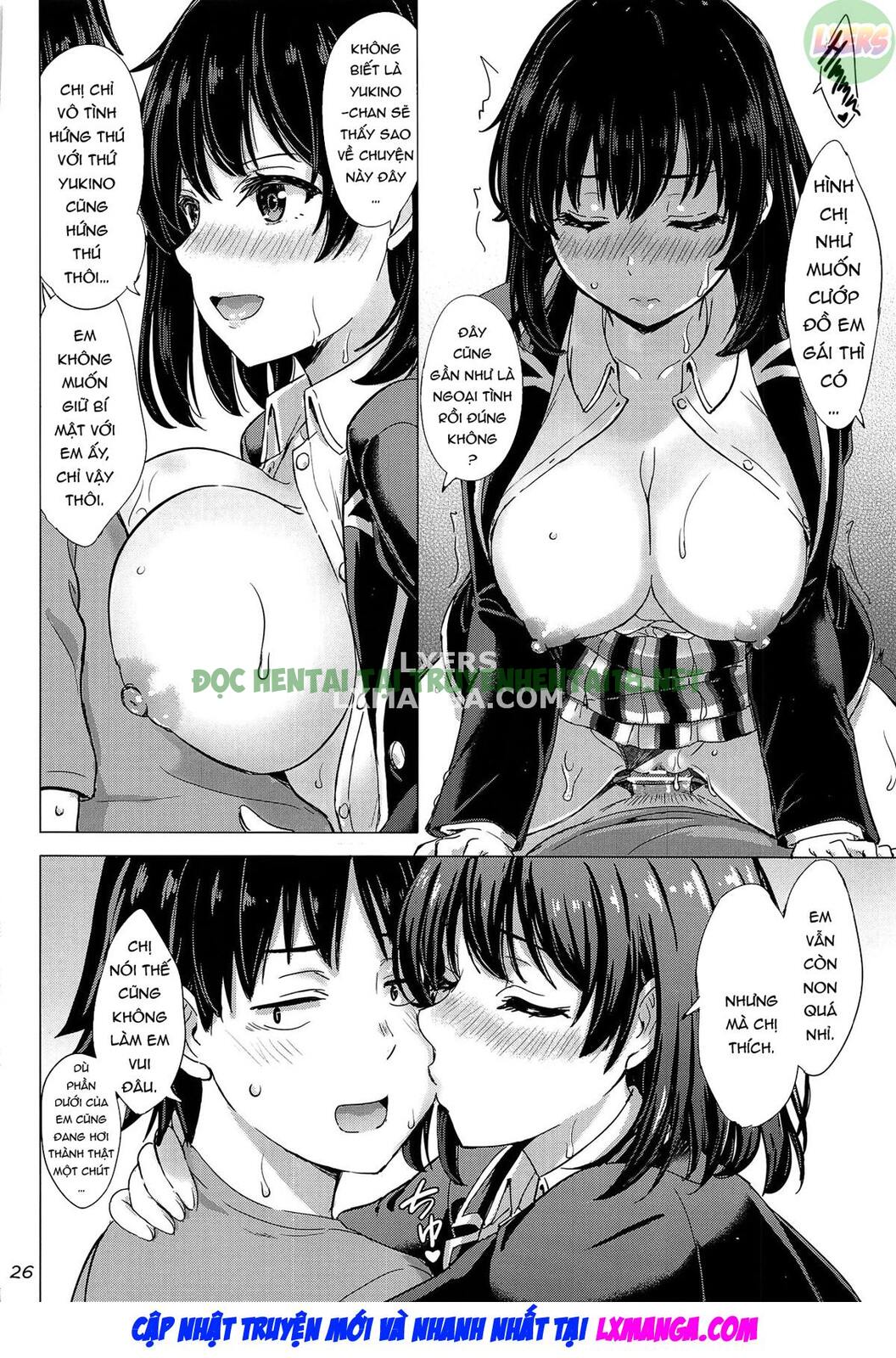 Xem ảnh 27 trong truyện hentai The Naughty Secrets Of The Yukinoshita Sisters - One Shot - Truyenhentai18.net