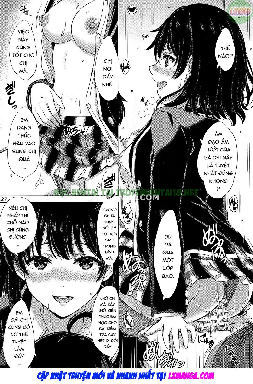 Xem ảnh 28 trong truyện hentai The Naughty Secrets Of The Yukinoshita Sisters - One Shot - Truyenhentai18.net