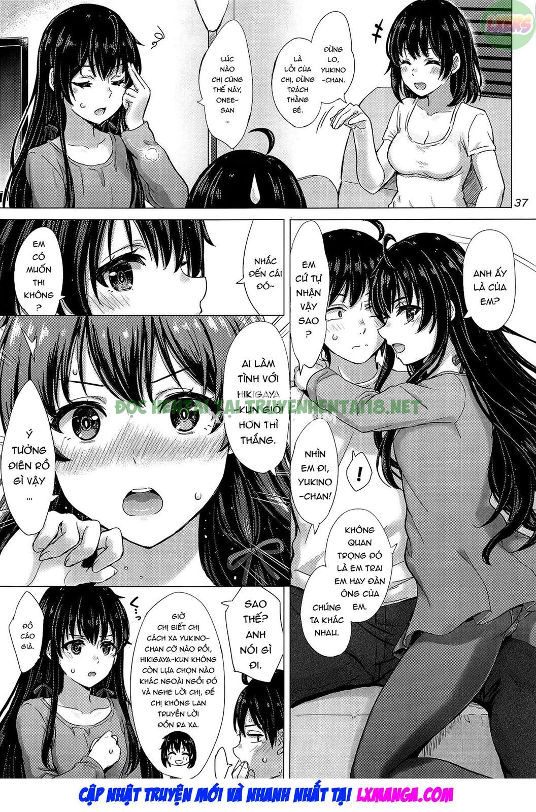 Xem ảnh 38 trong truyện hentai The Naughty Secrets Of The Yukinoshita Sisters - One Shot - Truyenhentai18.net