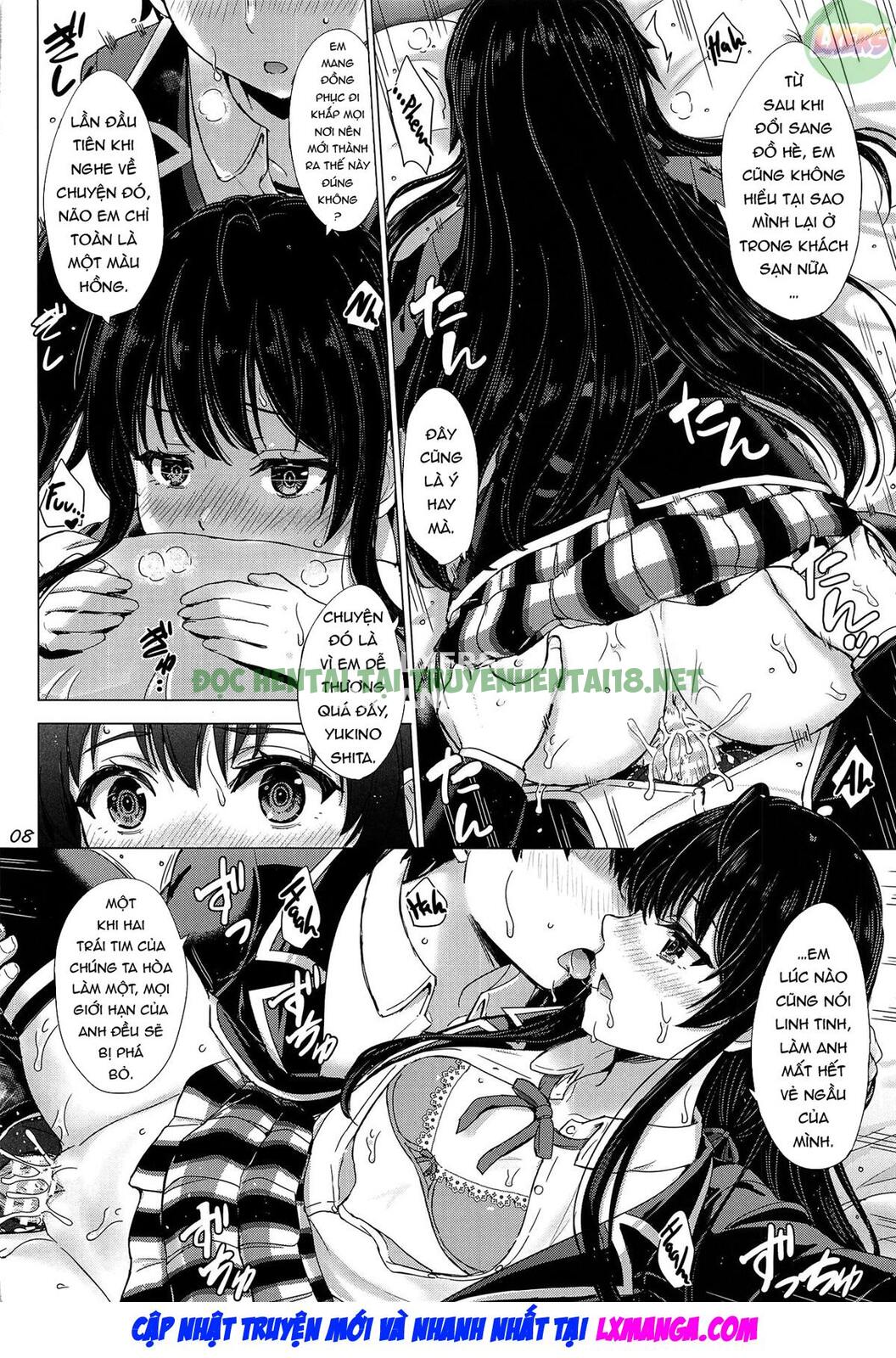 Xem ảnh 9 trong truyện hentai The Naughty Secrets Of The Yukinoshita Sisters - One Shot - Truyenhentai18.net