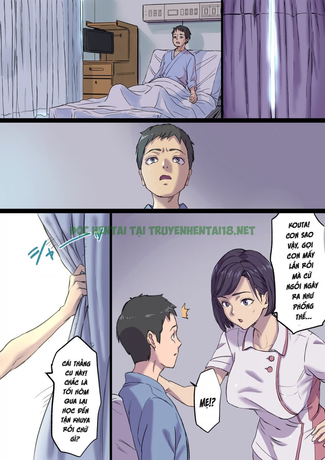 Xem ảnh 12 trong truyện hentai Tonari No Bed De Netorareru Kangoshi Jukubo - Chapter 2 END - truyenhentai18.pro