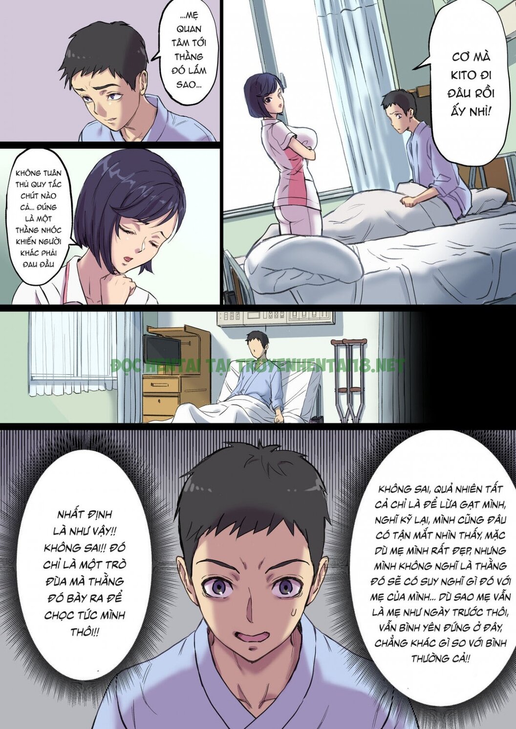 Xem ảnh 14 trong truyện hentai Tonari No Bed De Netorareru Kangoshi Jukubo - Chapter 2 END - truyenhentai18.pro