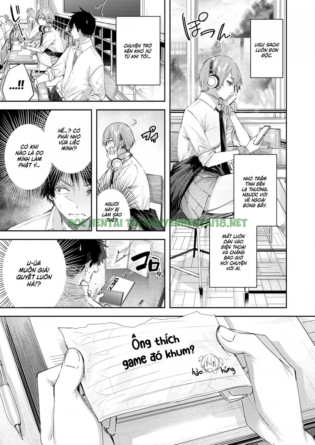 Xem ảnh 4 trong truyện hentai Usui-san Is A Strawberry Blonde - One Shot - truyenhentai18.pro