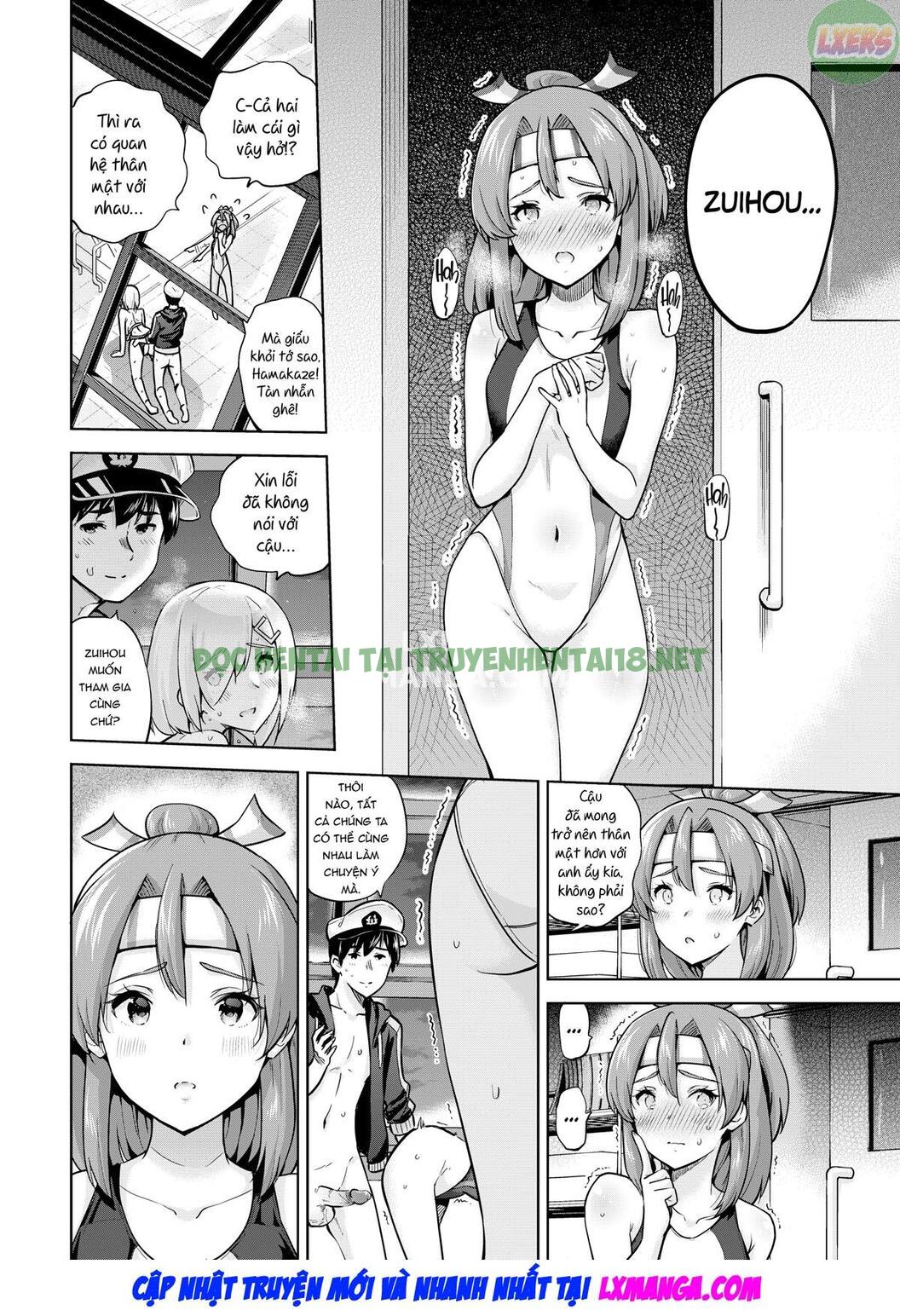 Xem ảnh 13 trong truyện hentai Zuihou Và Hamakaze Trong Đồ Bơi Đua Xe - One Shot - truyenhentai18.pro